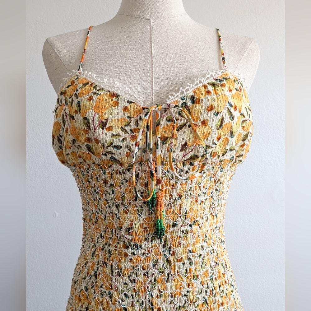 FARM Rio Smocked Midi Dress - Picture 6 of 11